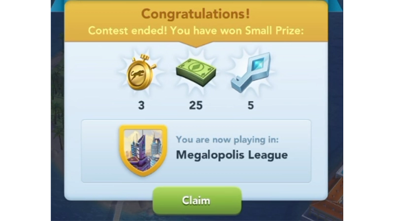 Příklad vyskakovacího okna s odměnou za Soutěž starostů/starostek