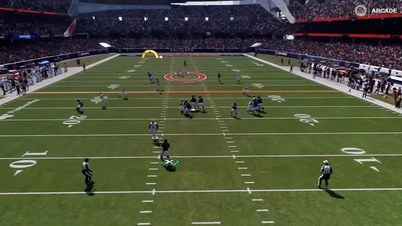 A player uses Placement passing in-game.