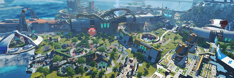 خريطة أوليمبوس في Apex Legends.