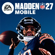 Arte da embalagem do Madden NFL 25 Mobile.