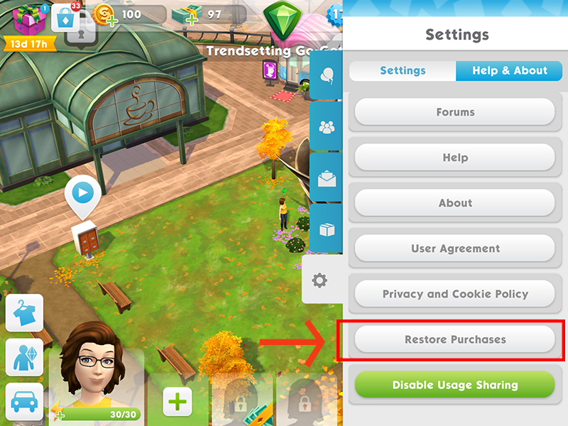 The Sims Mobile - Recursos Sociais no The Sims Mobile